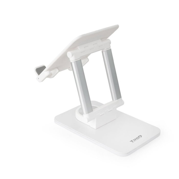 Tooq Soporte de Sobremesa Ajustable para Móvil o Tablet de hasta 12.9" - Blanco